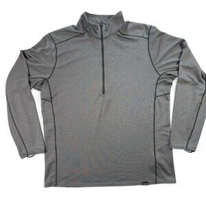 Patagonia Capilene Midweight Baselayer 1/2 Zip Gray Men’s size  XL